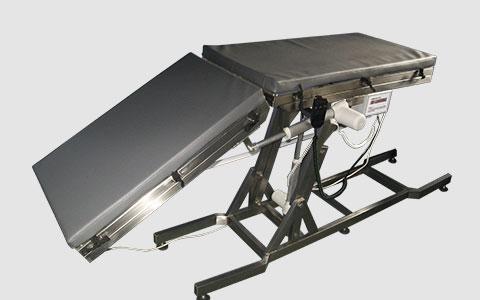 Mesa de cirugía y procedimientos